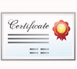 Nuberg Process Certificates
